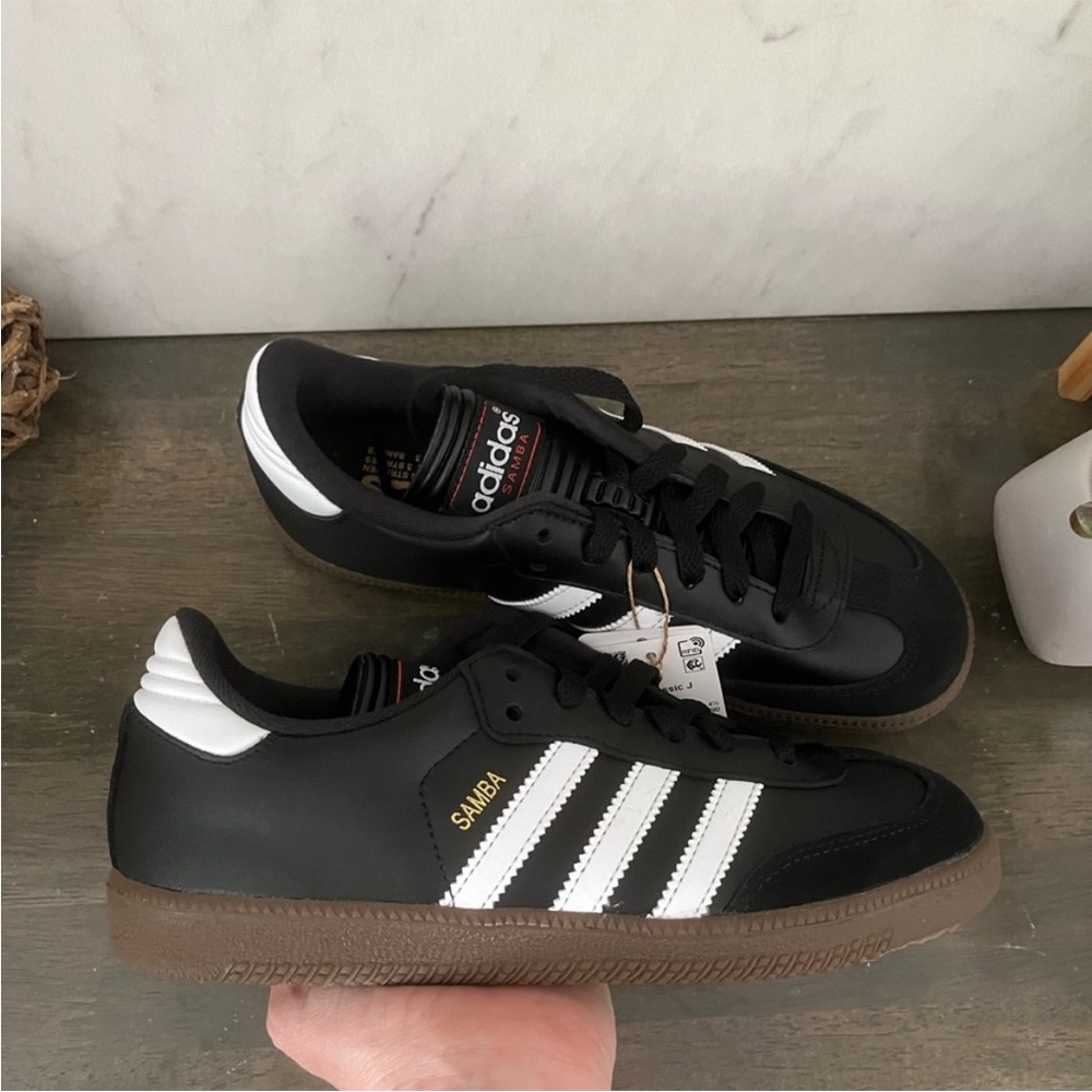 Samba Classic J Black Gum Sole - Picture 6 of 8